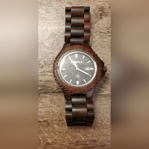 Bewell natural wood watch